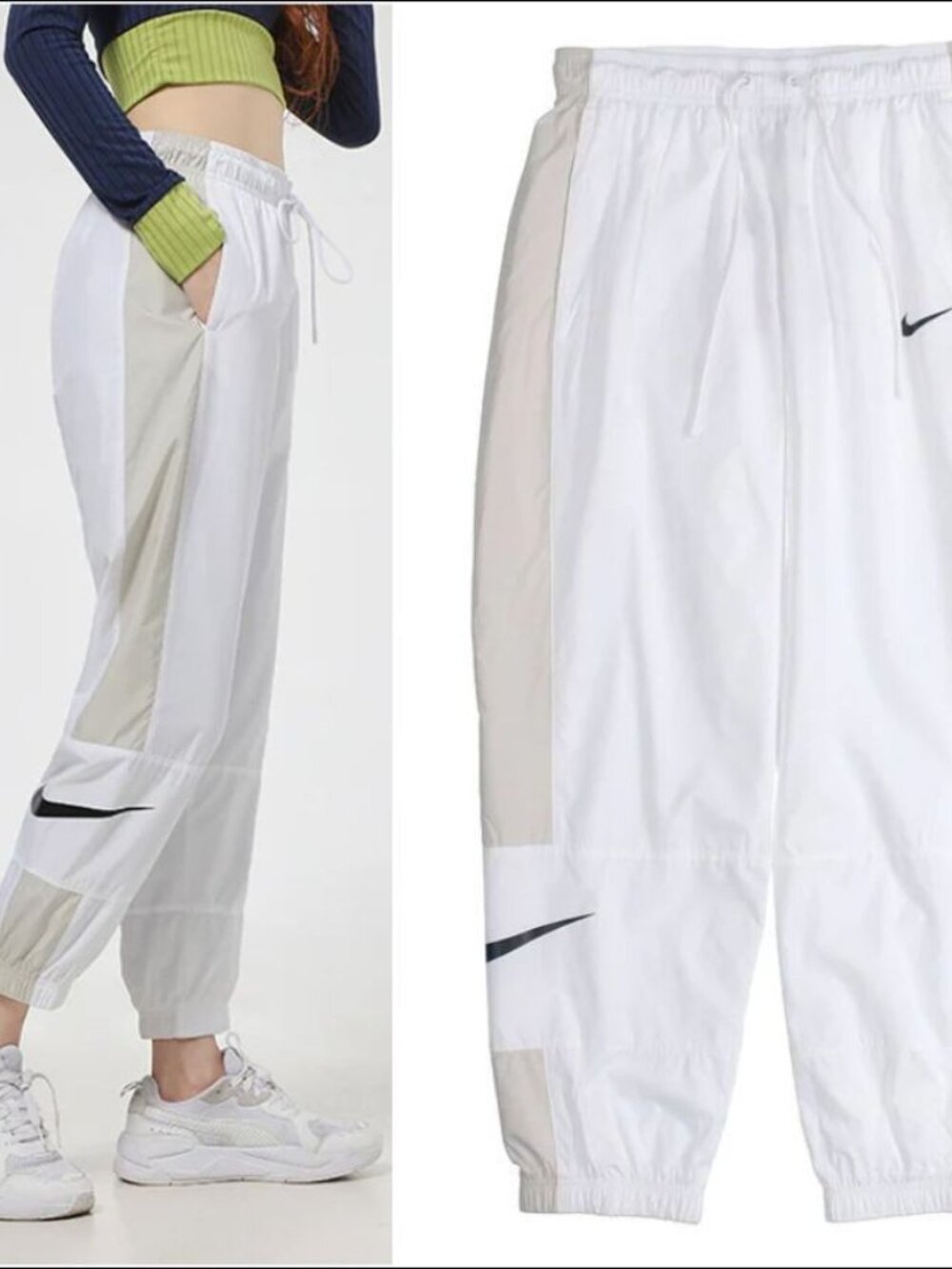Women's Nike NSW Statement Woven Running Jogger Pants-Size XL (DV3009)